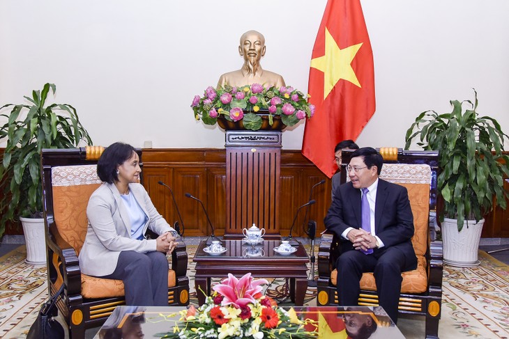 Pham Binh Minh reçoit une responsable marocaine - ảnh 1