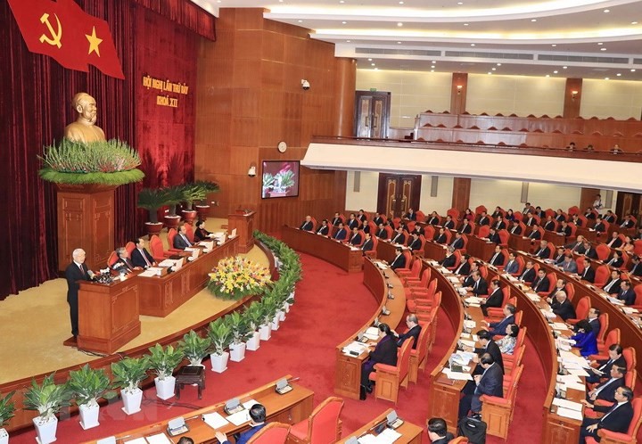7e plénum du comité central du Parti communiste vietnamien: 5e journée - ảnh 1
