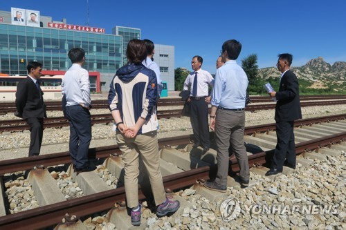 Coopération ferroviaire intercoréenne : inspection  sur le segment Kaesong-MDL - ảnh 1