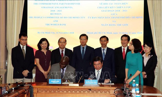 Hô Chi Minh-Ville et la Banque mondiale signent un mémorandum - ảnh 1