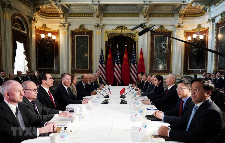 Commerce Chine-USA: fin des discussions à Pékin, pourparlers “fructueux” selon Washington - ảnh 1