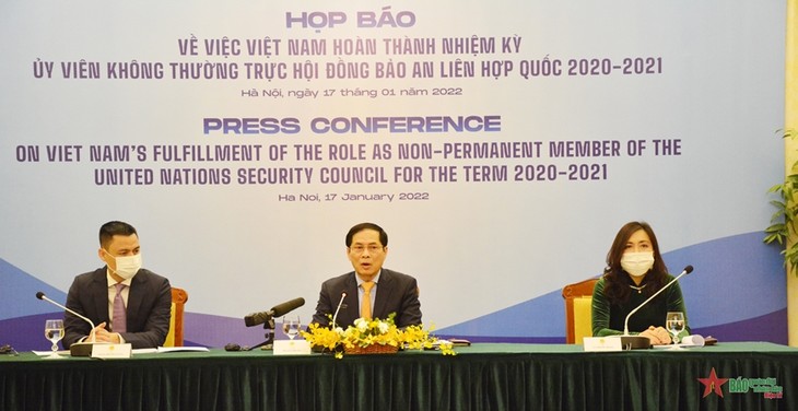 Bui Thanh Son: le Vietnam a apporté des contributions substantielles au Conseil de sécurité - ảnh 1
