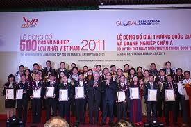 Công bố 500 doanh nghiệp tăng trưởng nhanh nhất Việt Nam năm 2011 - ảnh 1
