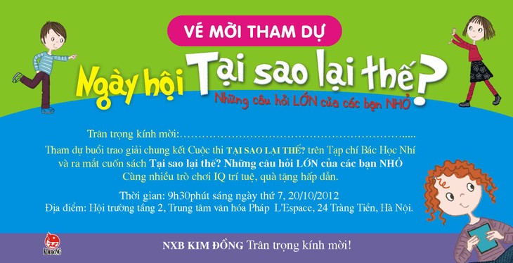NXB Kim Đồng tổ chức ngày hội 
