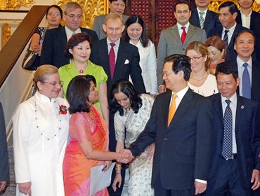 Thủ tướng Nguyễn Tấn Dũng tiếp Trưởng đại diện các Tổ chức Liên hiệp quốc tại VN - ảnh 1