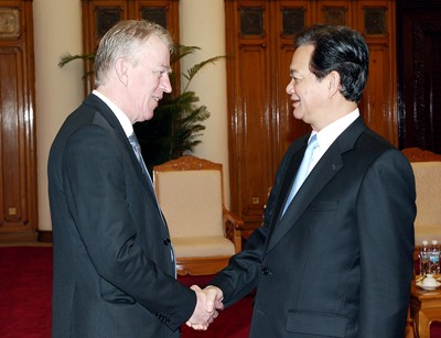 Thủ tướng Nguyễn Tấn Dũng tiếp Bộ trưởng Bộ Ngoại giao Đan Mạch - ảnh 1