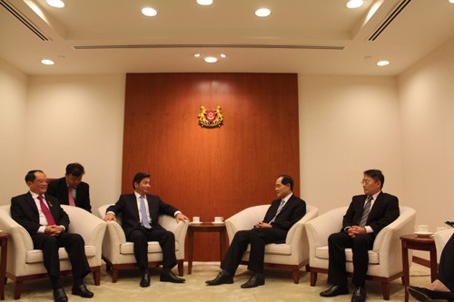 Bộ trưởng Kế hoạch và Đầu tư Bùi Quang Vinh thăm và làm việc tại Singapore  - ảnh 1