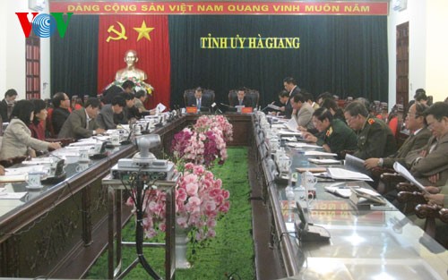 Phó thủ tướng Vũ Văn Ninh làm việc với lãnh đạo chủ chốt tỉnh Hà Giang - ảnh 1