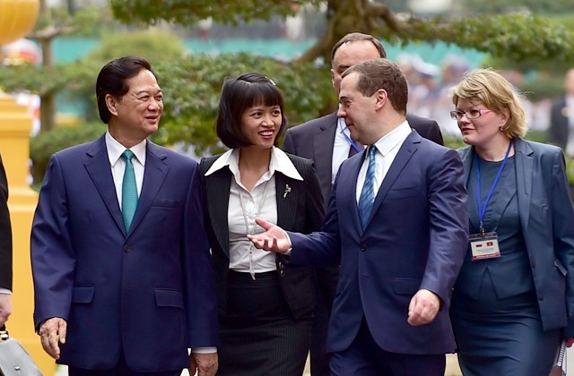 Báo chí quốc tế đánh giá cao chuyến thăm Việt Nam của Thủ tướng Nga D.Medvedev  - ảnh 1