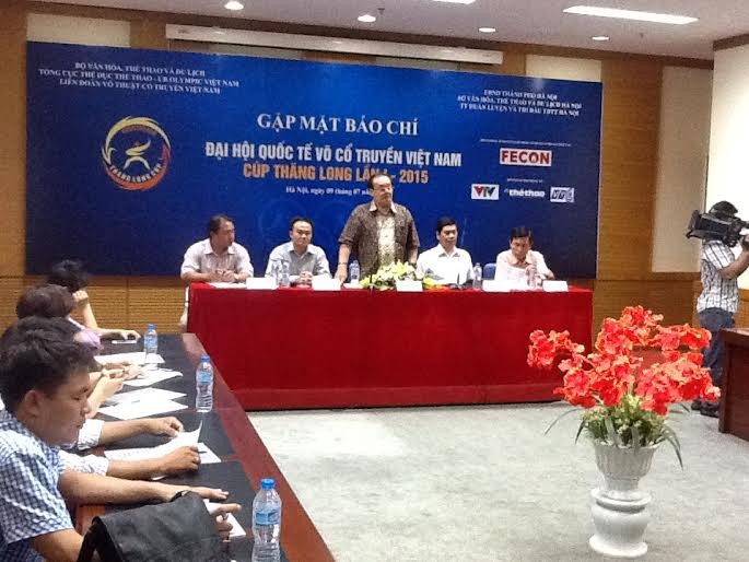 Lần đầu tiên tổ chức Đại hội quốc tế Võ cổ truyền Việt Nam Cúp Thăng Long - ảnh 1