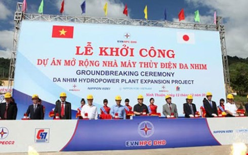Lễ khởi công dự án mở rộng Nhà máy thủy điện Đa Nhim - ảnh 1