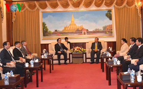 Tổng Bí thư Lào tiếp đặc phái viên của Tổng Bí thư Nguyễn Phú Trọng - ảnh 2