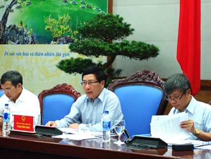 Phó Thủ tướng Phạm Bình Minh chủ trì cuộc họp Ban chỉ đạo về ODA  - ảnh 1