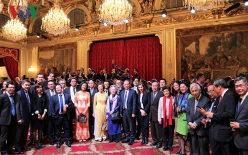 Tổng thống Pháp Francois Hollande tổ chức buổi lễ mừng Tết châu Á 2017 - ảnh 2