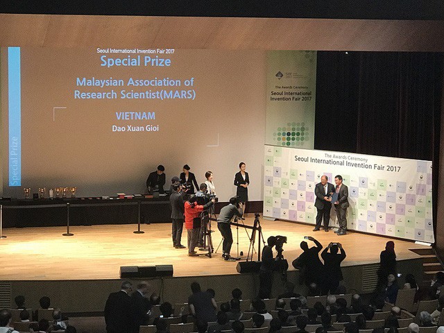 Việt Nam đoạt giải thưởng cao tại Hội chợ triển lãm sáng tạo quốc tế Seoul năm 2017 - ảnh 1