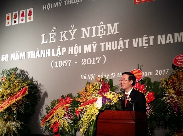 Hội Mỹ thuật Việt Nam kỷ niệm 60 năm thành lập - ảnh 2
