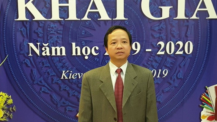 Lễ khai giảng lớp tiếng Việt Kiev năm học 2019 - 2020   - ảnh 4