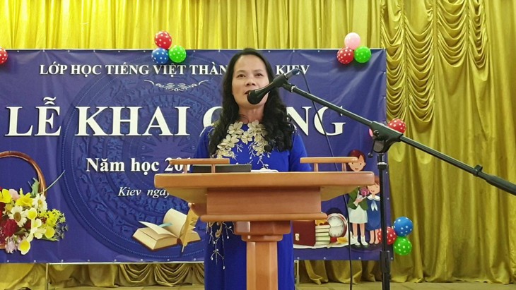 Lễ khai giảng lớp tiếng Việt Kiev năm học 2019 - 2020   - ảnh 1