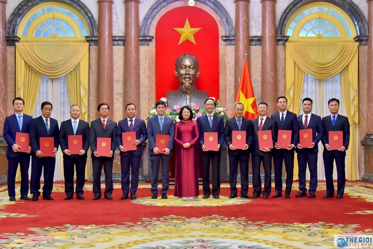 Phó Chủ tịch nước Đặng Thị Ngọc Thịnh trao quyết định bổ nhiệm 12 đại sứ nhiệm kỳ 2020-2023 - ảnh 1