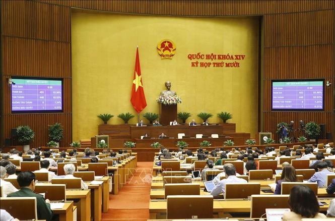 Quốc hội biểu quyết thông qua Luật Người lao động Việt Nam đi làm việc ở nước ngoài theo hợp đồng (sửa đổi) - ảnh 1