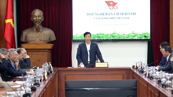 Ủy ban Olympic quyết tâm cùng toàn ngành Thể dục thể thao Việt Nam vượt khó - ảnh 1