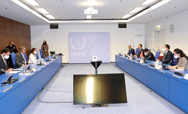 Chủ tịch Quốc hội Vương Đình Huệ gặp Tổng Giám đốc IAEA - ảnh 2