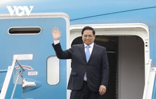 Thủ tướng Chính phủ Phạm Minh Chính tới Thủ đô Tokyo bắt đầu chuyến thăm chính thức Nhật Bản - ảnh 1