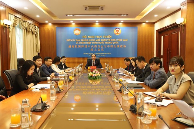 Thúc đẩy hợp tác giữa Ủy ban Trung ương Mặt trận Tổ quốc Việt Nam và Chính hiệp toàn quốc Trung Quốc  - ảnh 1