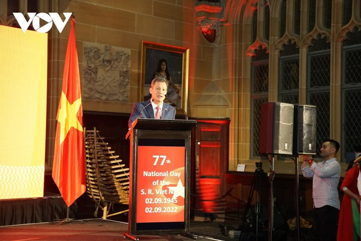 Tổng lãnh sự quán Việt Nam tại Sydney tổ chức lễ kỷ niệm 77 năm Quốc khánh - ảnh 1