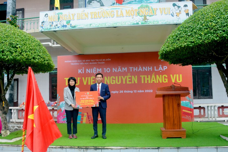 Kỉ niệm 10 năm thành lập Thư viện Nguyễn Thắng Vu: Điểm sáng phát triển văn hóa đọc ở Quảng Bình - ảnh 3