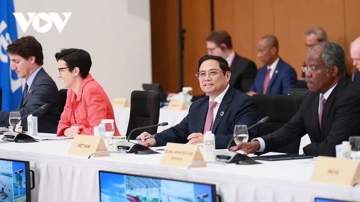 Thủ tướng Phạm Minh Chính dự Phiên họp Nỗ lực chung vì một hành tinh bền vững tại Hội nghị G7 mở rộng - ảnh 1