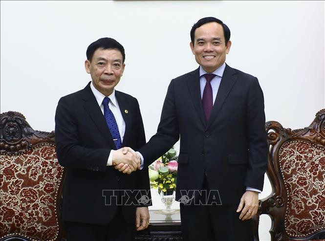 Phó Thủ tướng Chính phủ Trần Lưu Quang tiếp Bộ trưởng Bộ Nội vụ Lào Thongchanh Manixay - ảnh 1