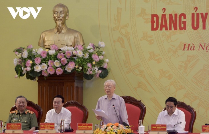 Tổng Bí thư Nguyễn Phú Trọng: Xây dựng lực lượng công an vững mạnh, tinh nhuệ - ảnh 1