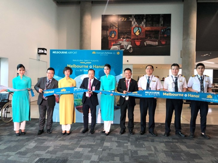 Vietnam Airlines khai trương đường bay thẳng Hà Nội - Melbourne - ảnh 1