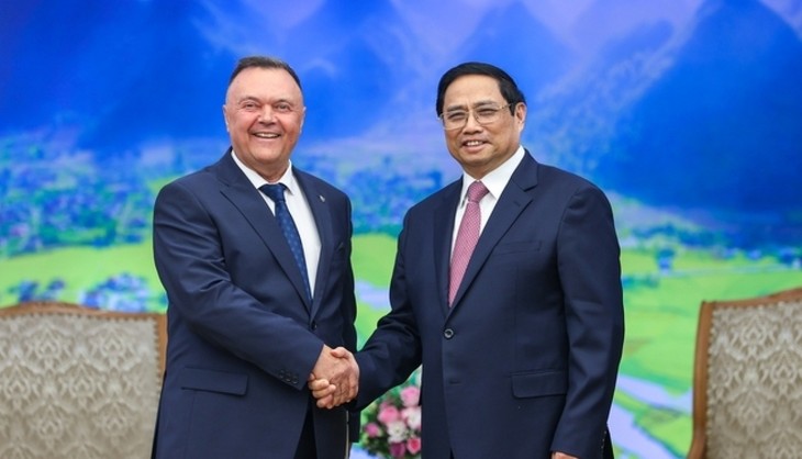 Thủ tướng Phạm Minh Chính tiếp Chủ tịch Liên đoàn các Hiệp hội Giao nhận vận tải quốc tế - ảnh 1