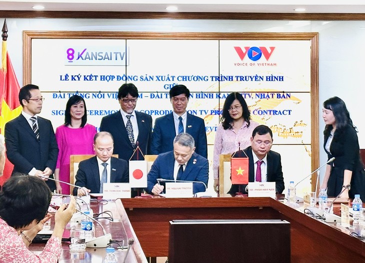VOV và KansaiTV ký kết hợp tác sản xuất chương trình truyền hình  - ảnh 2
