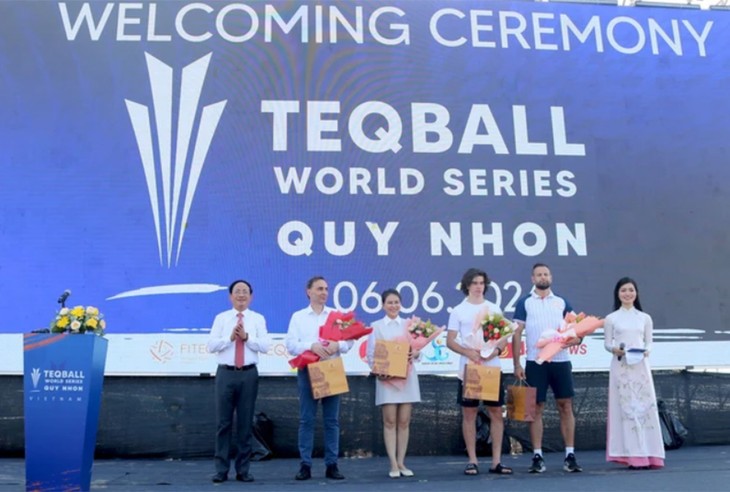 Khai mạc giải thi đấu Teqball thế giới 2024 - ảnh 1