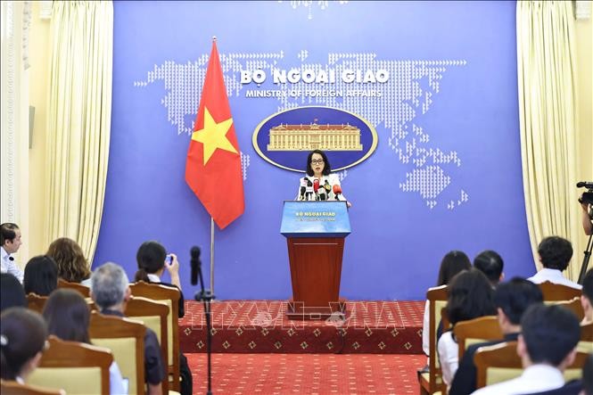 Họp báo thường kỳ Bộ Ngoại giao: Thông tin về vụ nữ sinh viên Việt Nam mất tích ở Pháp - ảnh 1