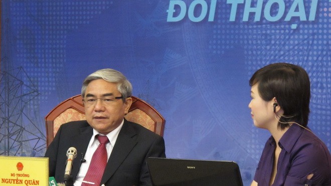 รัฐมนตรีว่าการกระทรวงวิทยาศาสตร์และเทคโนโลยีเวียดนามมีการสนทนาออนไลน์ - ảnh 1