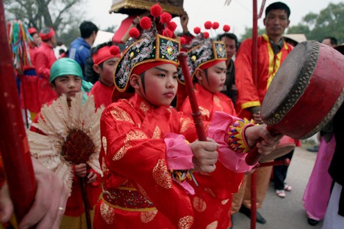 เทศกาลเทพ Giong ในหมู่บ้าน Phu Dong - ảnh 5