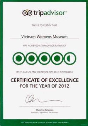 พิพิธภัณฑ์สตรีเวียดนาม-สถานที่ท่องเที่ยวที่น่าสนใจที่สุดในกรุงฮานอยปี 2012 - ảnh 3