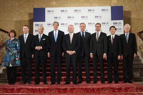 ที่ประชุมรัฐมนตรีต่างประเทศจี8 ออกแถลงการณ์ร่วมเกี่ยวกับซีเรียและเกาหลีเหนือ - ảnh 1