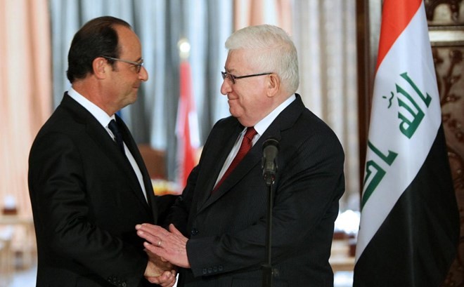 การประชุมปารีสให้คำมั่นที่จะสนับสนุนอิรักในการต่อต้านกลุ่มไอเอส - ảnh 1