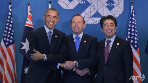สหรัฐ ออสเตรเลียและญี่ปุ่นเรียกร้องให้แก้ไขปัญหาการพิพาททางทะเลอย่างสันติ - ảnh 1