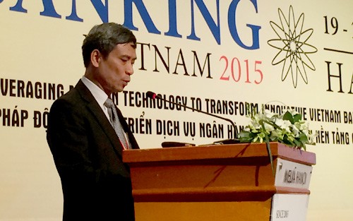 กิจกรรม Banking เวียดนาม ปี 2015 คือฟอรั่มวิทยาศาสตร์และเทคโนโลยีภาคธนาคาร  - ảnh 1