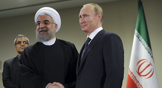 ผู้นำรัสเซียและอิหร่านเจรจาทางโทรศัพท์เกี่ยวกับสถานการณ์ในซีเรีย - ảnh 1