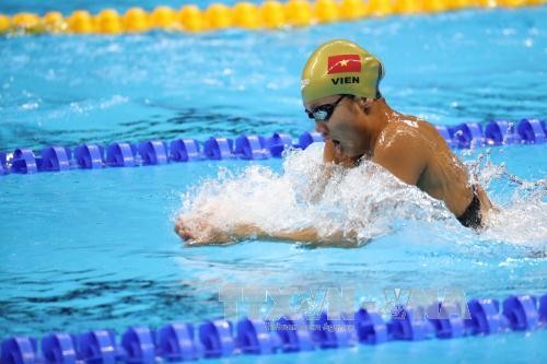 เวียดนามคว้า 39 เหรียญทองจากการแข่งขันว่ายน้ำเยาวชนชิงแชมป์เอเชียตะวันออกเฉียงใต้  - ảnh 1