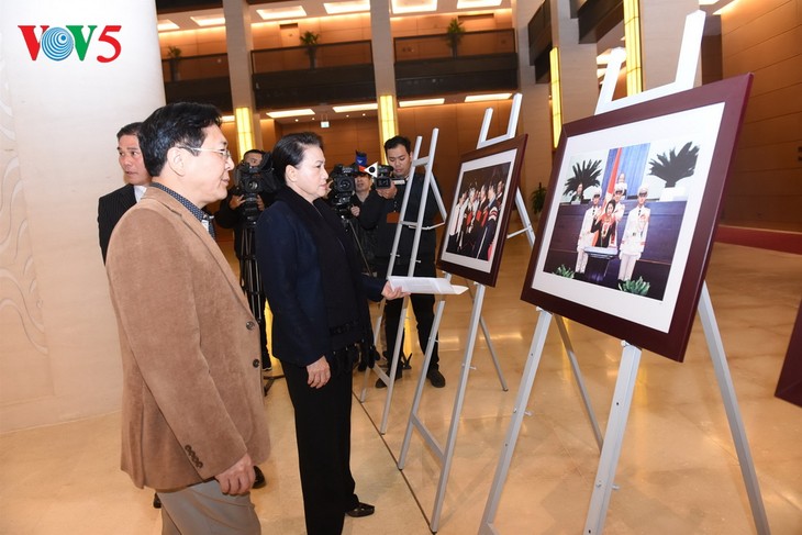  ประธานสภาแห่งชาติเหงวียนถิกิมเงินเข้าร่วมงานซ้อมใหญ่พิธีเปิดการประชุม APPF – 26 - ảnh 1