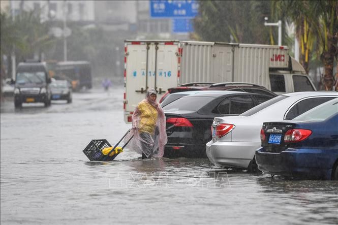 พายุโซนร้อนวิภาพัดถล่มมณฑลกวางตุ้ง ประเทศจีน - ảnh 1