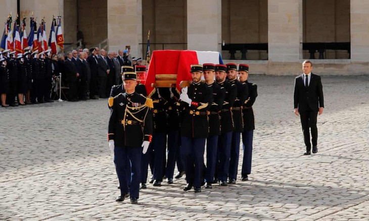 ผู้นำประเทศต่างๆเข้าร่วมพิธีศพอดีตประธานาธิบดีฝรั่งเศส ฌัก เรอเน ชีรัก - ảnh 1
